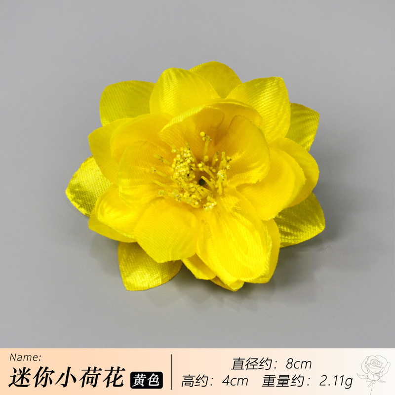 造花、小さな蓮の花、スイレン、蓮の池、蓮の花、シルクフラワー、浮かぶことができ、水を恐れない造花|undefined