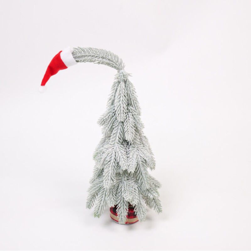 小さなクリスマスツリーホームミニデスクトップ装飾品スノーフレーク雰囲気クリスマス装飾シミュレーション小道具メーカー卸売|undefined