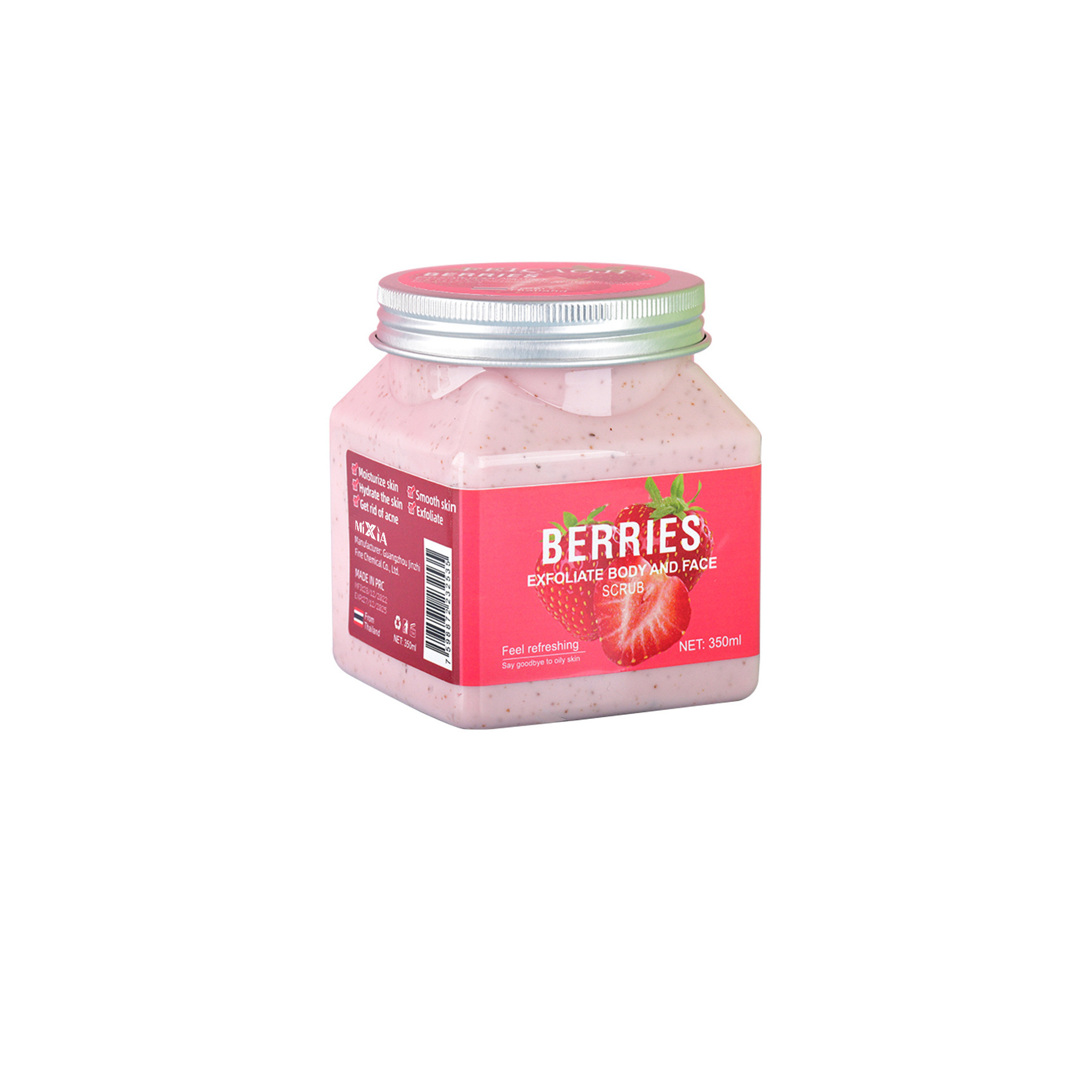 Exfoliante corporal transfronterizo para todo el cuerpo, exfoliante para piel de gallina, blanqueador, para baño, piel del cuerpo, exfoliante facial de sal marina, hidratante