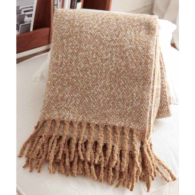 Nuevo sofá americano transfronterizo mantas casuales mantas mantas de Europa y América Amazon tira plantillas suaves mantas decorativas de habitación