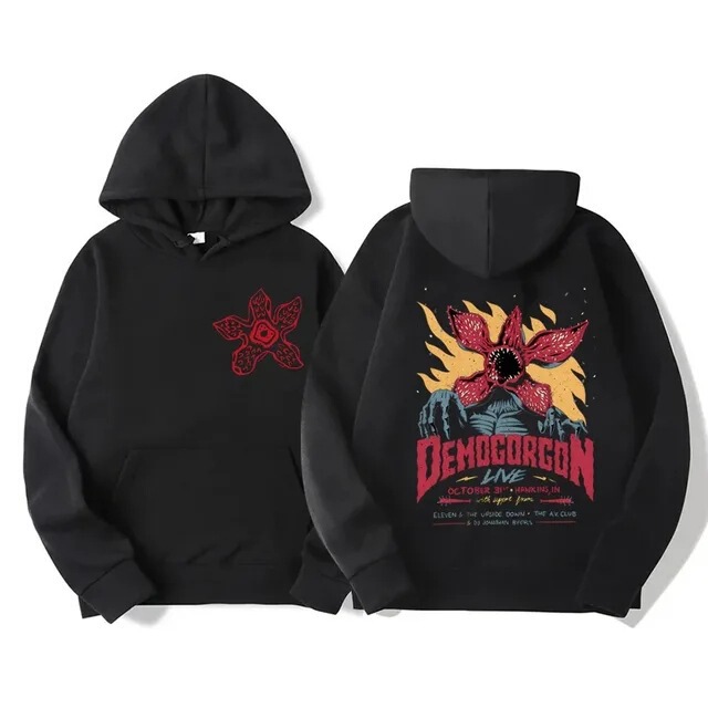 【Cross-Border European Size】Edelman Sweatshirt for Women Demogorgon Streetwear Cannibal Flower Monster Hot Sale