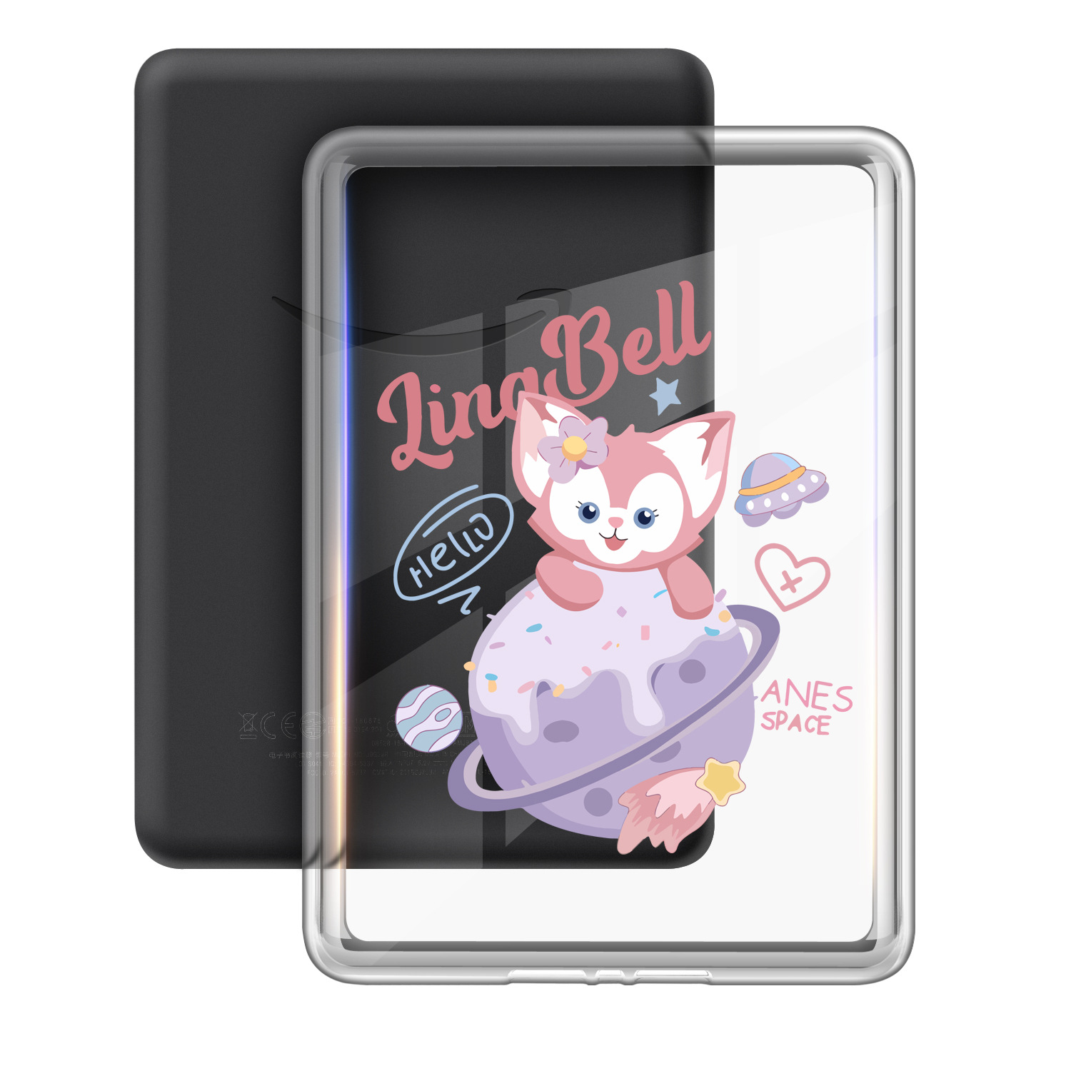 Aplicable en stock para 2024 Kindle Paperwhite6543 acrílico transparente caja protectora pintada caja única