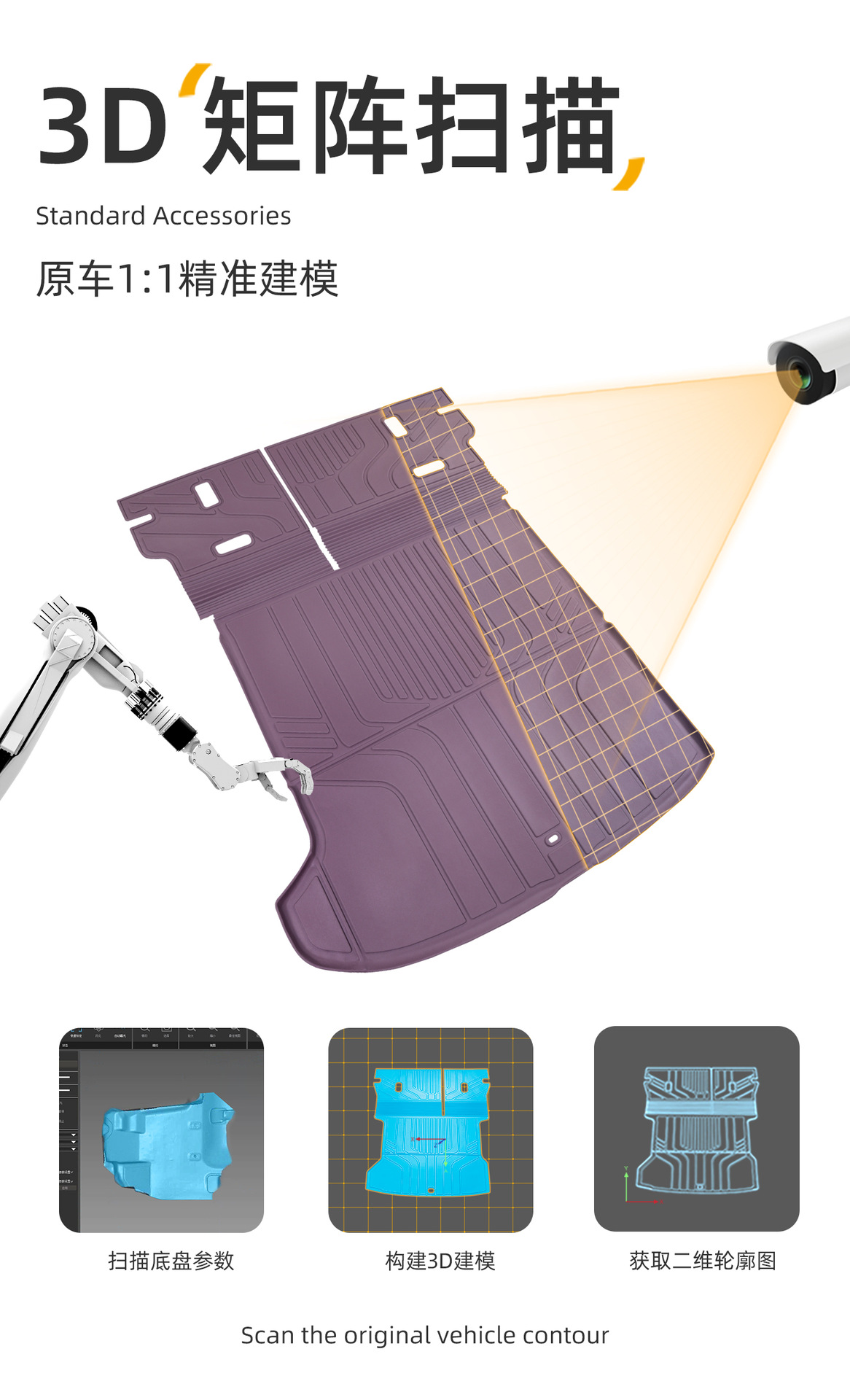 Suitable for Shangjie Z7 trunk mat, 26 models, specifically for Huawei Z7T, HarmonyOS Smart Travel TPE car trunk mat