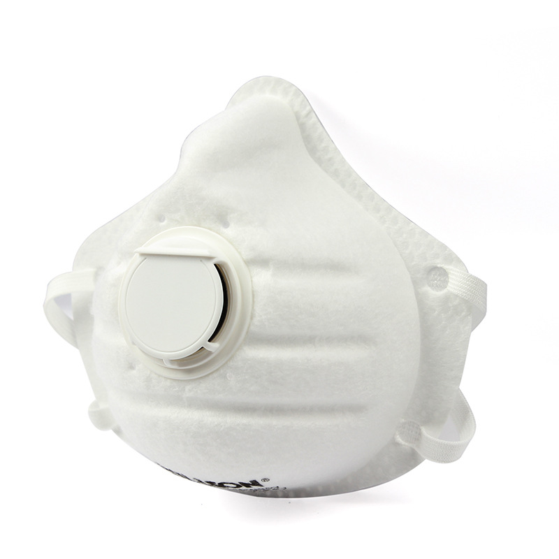霍尼韦尔SuperOne N95头戴式带呼吸阀杯型防尘口罩杯式1015791
