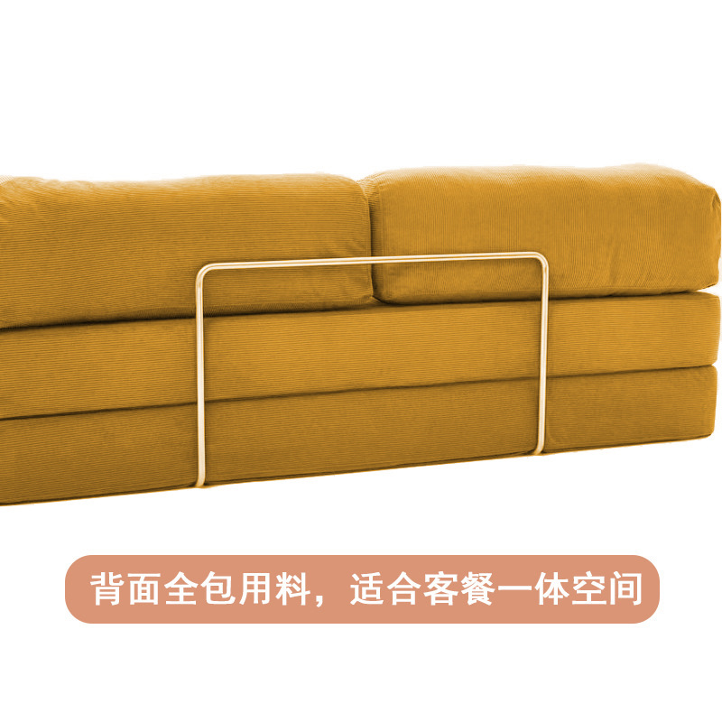 Sofá cama transfronterizo, sofá de compresión de sala de estar de doble uso multifuncional plegable telescópico