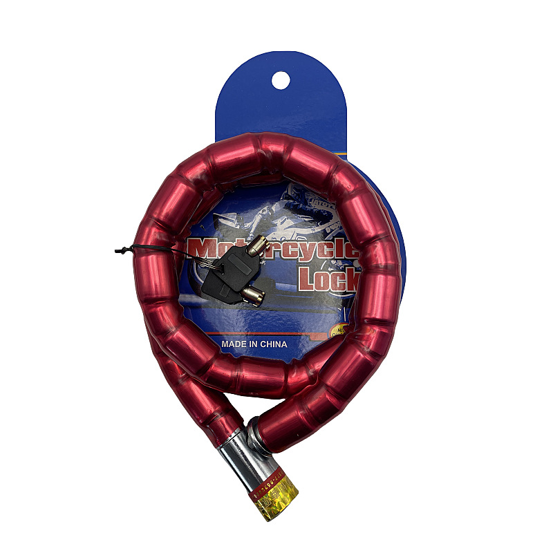 Candado de cable de acero resistente para bicicleta, motocicleta y puertas de tienda, diseño duradero, suministro directo de fábrica