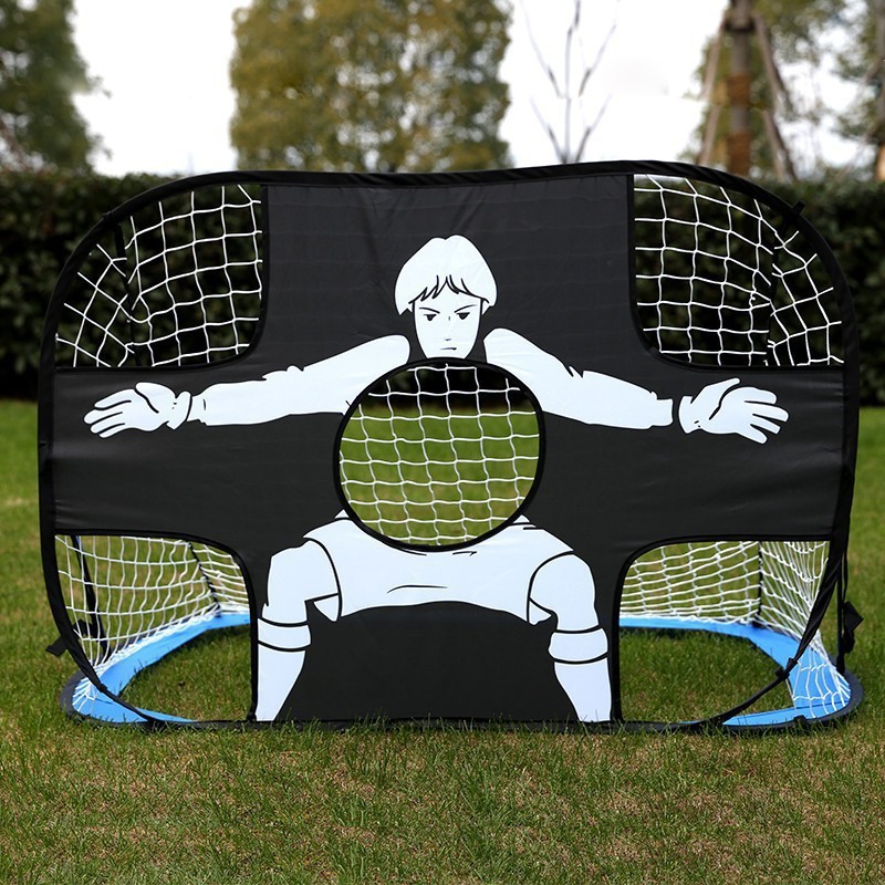 携帯型子供用サッカードア折りたたみ式アウトドア子供用サッカーネット小学生キャラクター目標トレーニングゴール|undefined
