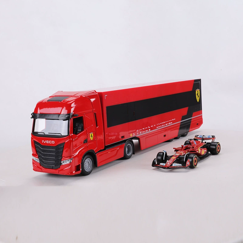 Модель транспортера Iveco S-Way Ferrari SF-24 масштаб 1:43 металл