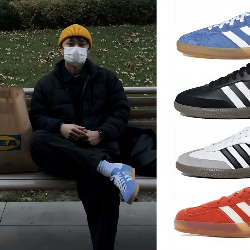 Кроссовки Adidas тренировочные кроссовки красные Putian pure оригинальные кроссовки самба высокая версия классическая повседневная обувь в стиле ретро