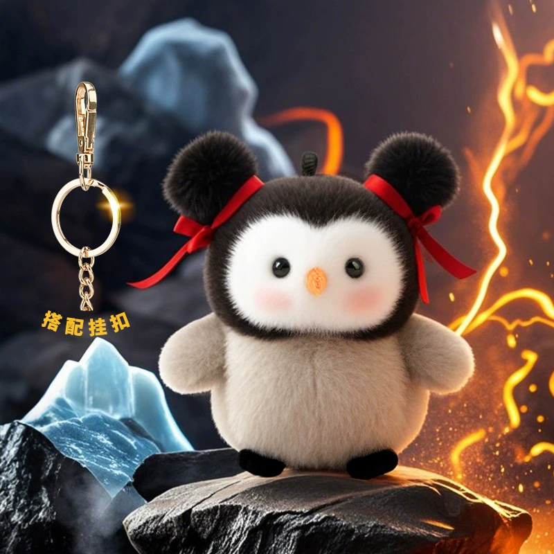 Креативный новый милый брелок-кукла гусь-пингвин, забавное украшение для рюкзака, подвеска, кукла-захватчик, оптом