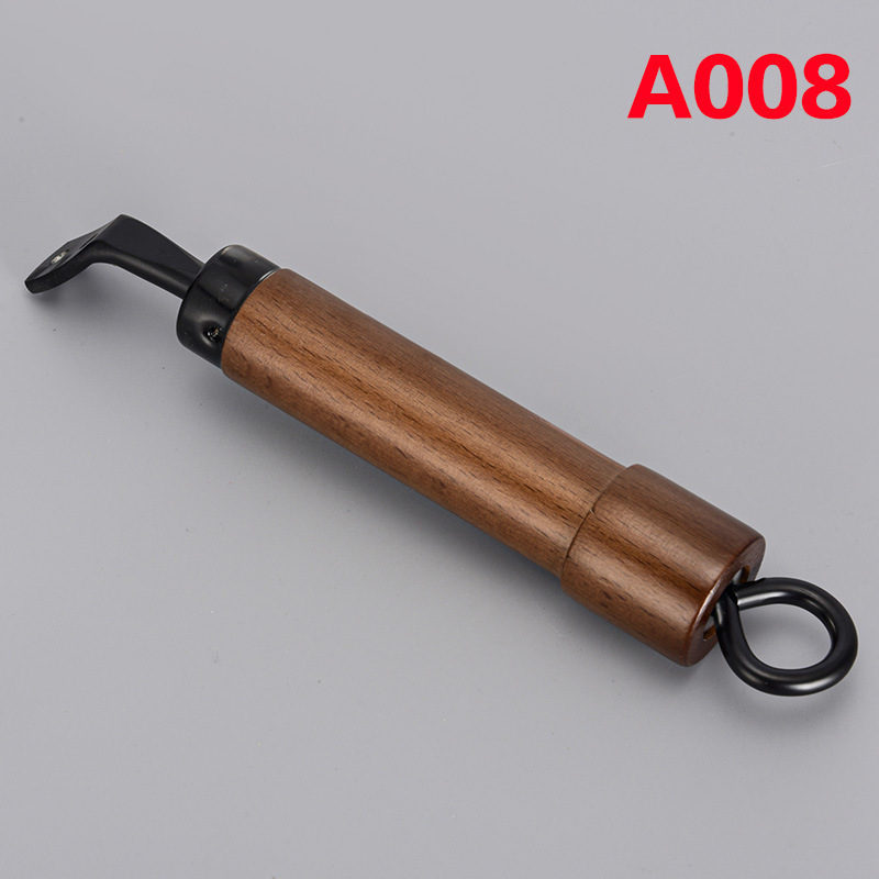 Wholesale Beech pot handle two-hole anti-scald handle solid wood pan wok kitchen supplies accessories pot handle wooden