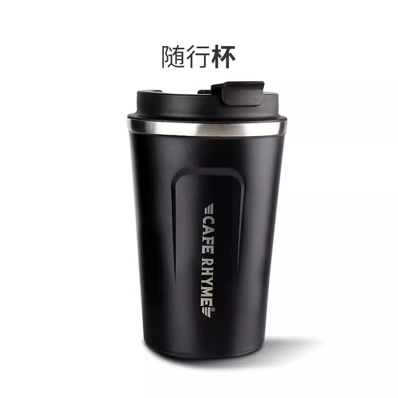 Taza de café acompañante 316 filtro de acero inoxidable perforado a mano taza termo de viaje para automóvil portátil taza de agua de gran capacidad