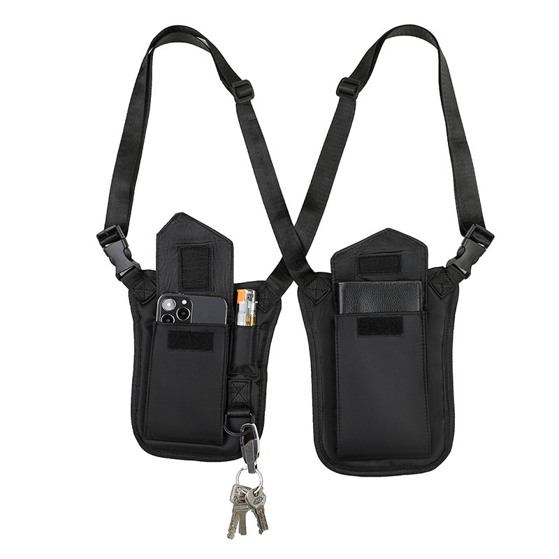 Outdoor sports running invisible backpack agent bag underarm close-fitting anti-theft mobile phone bag change wallet wholesale