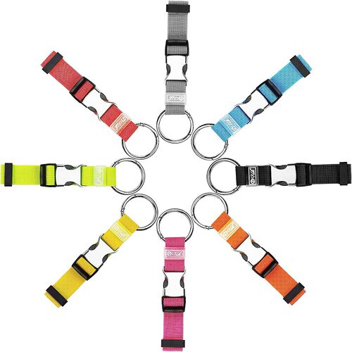 Zinc alloy mountain climbing strap spring ring luggage packing portable luggage bag external hook strap