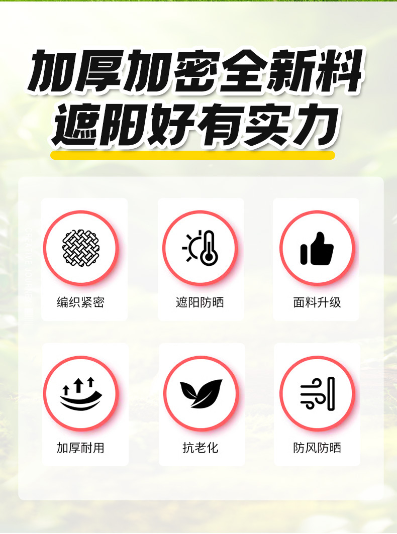 黑色包边打孔遮阳网