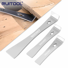 Stainless steel pry bar, car disassembly and modification metal pry plate, nail remover, flat mouth scraper, shovel blade, beekeeping tool