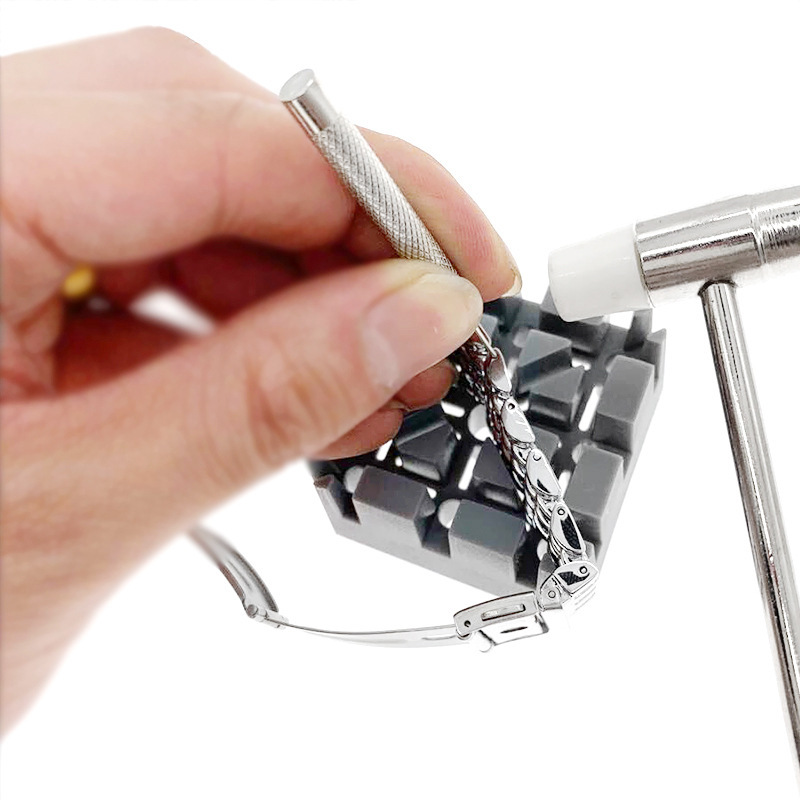 Herramienta de reparación de relojes Conjunto de 127 piezas desmontaje y reemplazo de correa de reloj combinación traje removedor de oreja correa de reloj herramienta de reemplazo