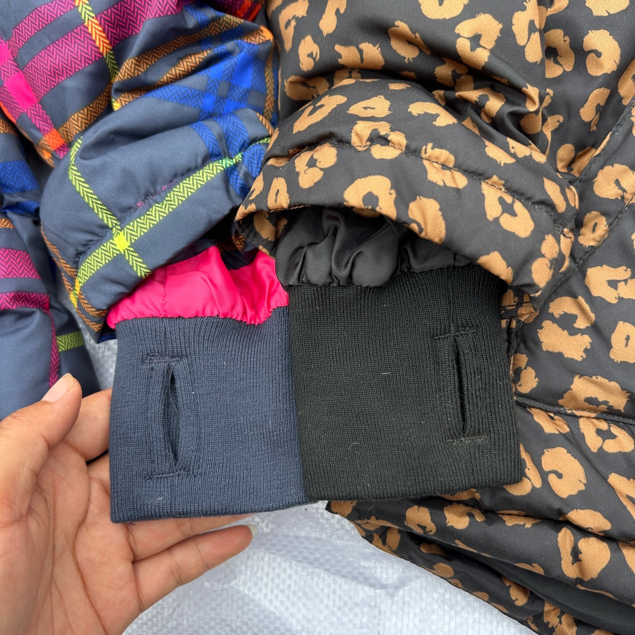 24 nuevos invierno ropa de algodón de niñas al aire libre ropa de algodón con capuz