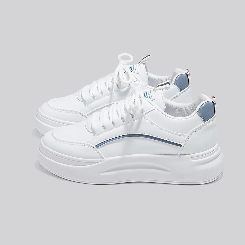 SH835 zapatos blancos para mujeres 2024 verano nuevos zapatos transpirables para estudiantes coreanos zapatos casuales con suela gruesa