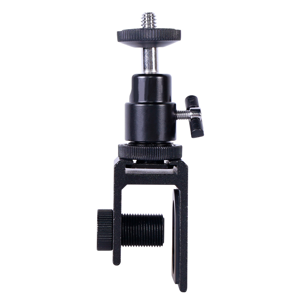 电脑屏幕U型夹 笔记本柔光灯C型大力夹 迷你360°万向云台夹子