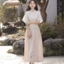 春夏气质印花少女旗袍