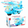 Electric gift box, universal rotating car, excavator, lightweight music toy with light, children's clothing, fire truck