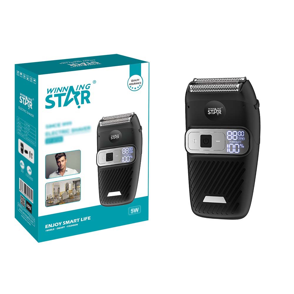 Winning Star TYPE-C doméstico transfronterizo carga pequeña afeitadora eléctrica alternativa impermeable portátil