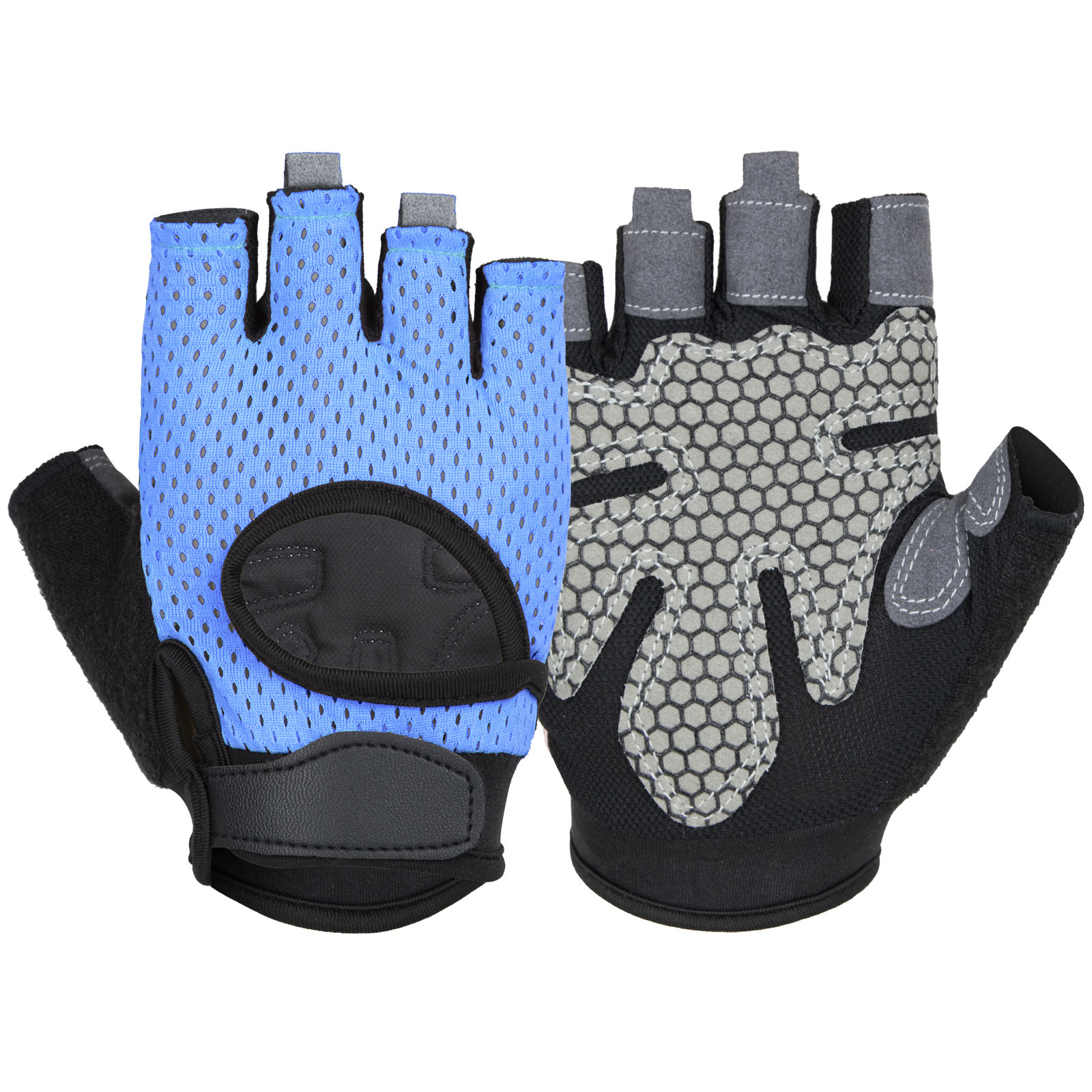 MKAS guantes de fitness protector de muñeca todo en un dispositivo de entrenamiento de fuerza de medio dedo para hombres guantes deportivos de caballo