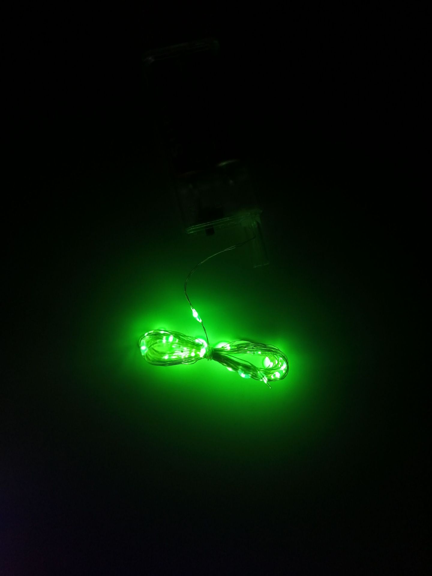 Bola de onda LED Cadena de luz de alambre de cobre caja de la batería luminosa 3 M caja de luz de color neto Globo Rojo luz de color ventas directas de la fábrica