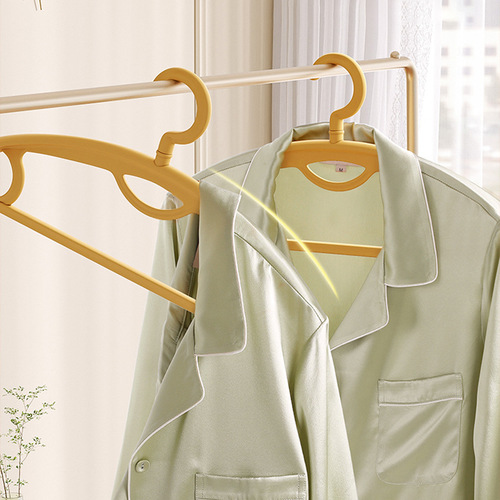 Ten clothes hangers wholesale multifunctional wide shoulder non-slip drying rack thickened clothes drying support clothes hanging plastic rack clothes drying rack