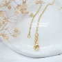 铜镀时尚18k饰品竹节链