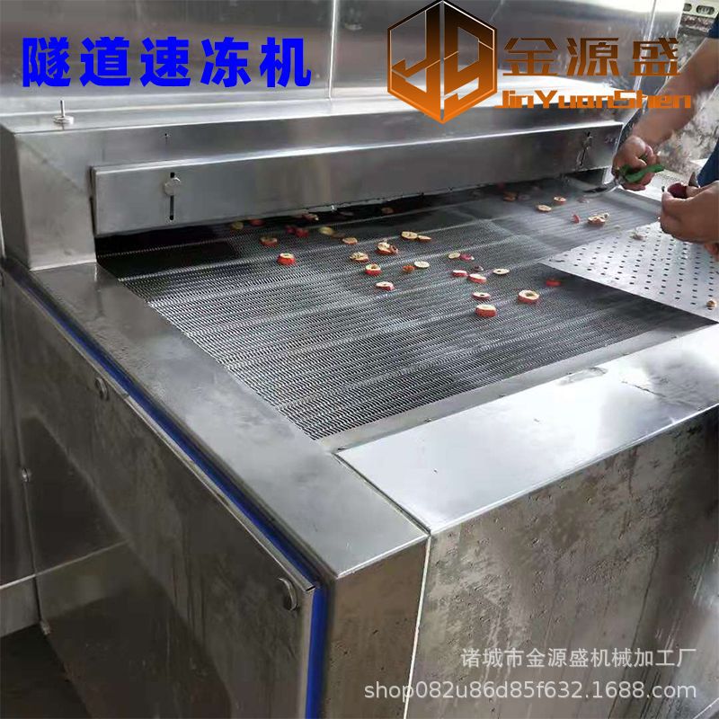 液氮榴速冻机 包子饺子速冻设备多少钱 小笼包速冻机厂家 金源盛