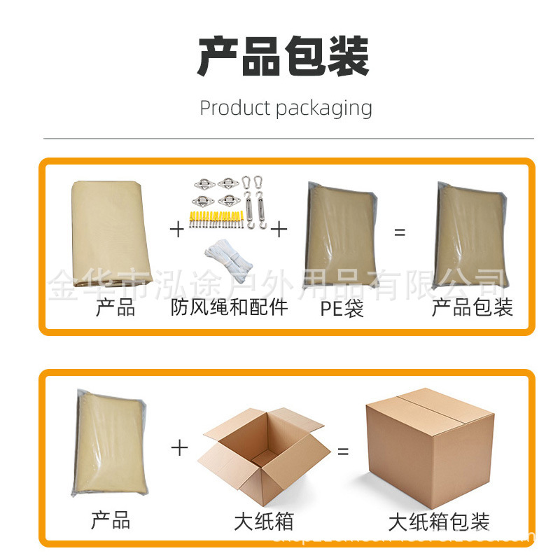 Foreign Trade Cross-Border Multi-Color Triangular Sunshade Sail with Installation Accessories, Uv Protection, 420D Oxford Cloth Waterproof Canopy