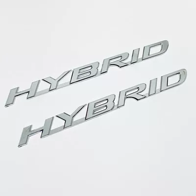 Suitable for 2018-2025 Lexus ES hybrid models; HYBRID emblem; Lexus side door sticker for modification (Car logo) - standard-hybrid