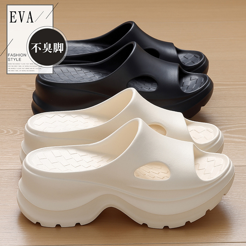 Ciabatte estive di alta qualità con suola spessa in EVA, sandali da spiaggia alla moda di alta gamma, sandali da esterno per donna_voghion.com