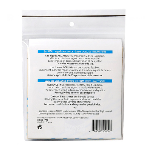 French Savarez Savares classical acoustic guitar strings professional nylon strings medium tension carbon fiber high tension