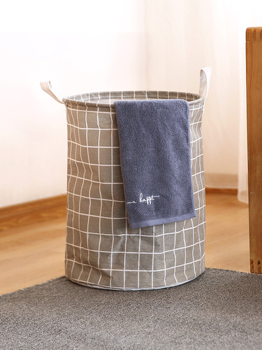 Cartoon foldable dirty clothes fabric cotton and linen storage bucket animal toys waterproof home household basket clothes dirty clothes basket