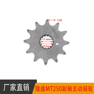 Loncin Original Mt250 Hengjian Motorcycle engine and accessories - 12-teeth