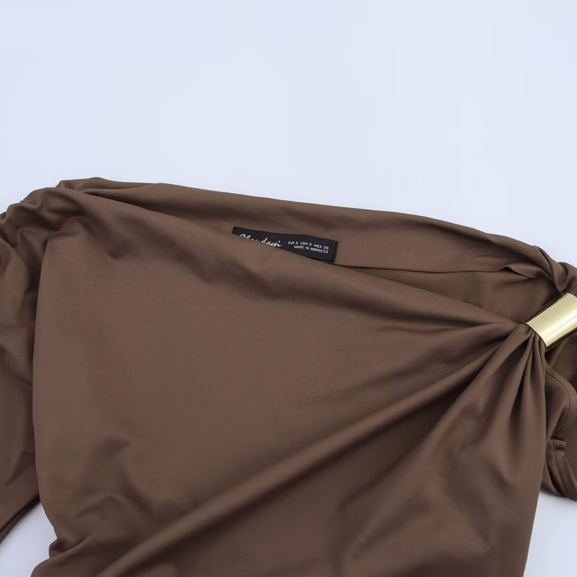 Women's Asymmetrical Nylon Top Spring New Arrival American Fashionable Versatile Design_ecoleips.com