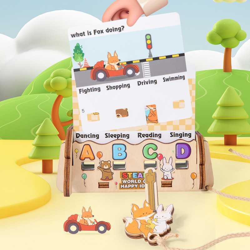 Juego de mesa de entrenamiento de pensamiento para niños transfronterizos, rompecabezas de lógica, juego de rompecabezas, emparejamiento de números, desbloqueo de ayudas para la educación temprana
