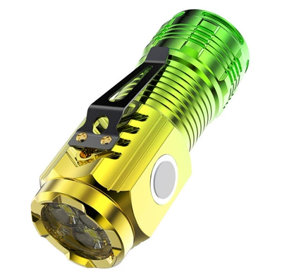 UV fənərlər Long Endurance Long-Shoot Mini - electroplated-green-magnetic-style-1-pack