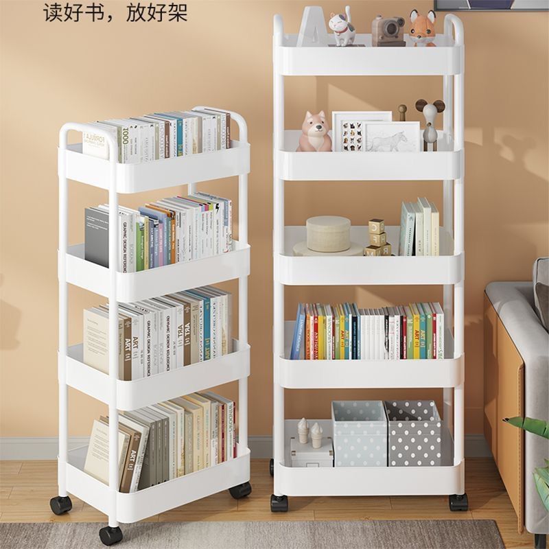 家庭用床置きプラスチック整理および収納棚メーカー卸売多層モバイルカート収納ラック|undefined