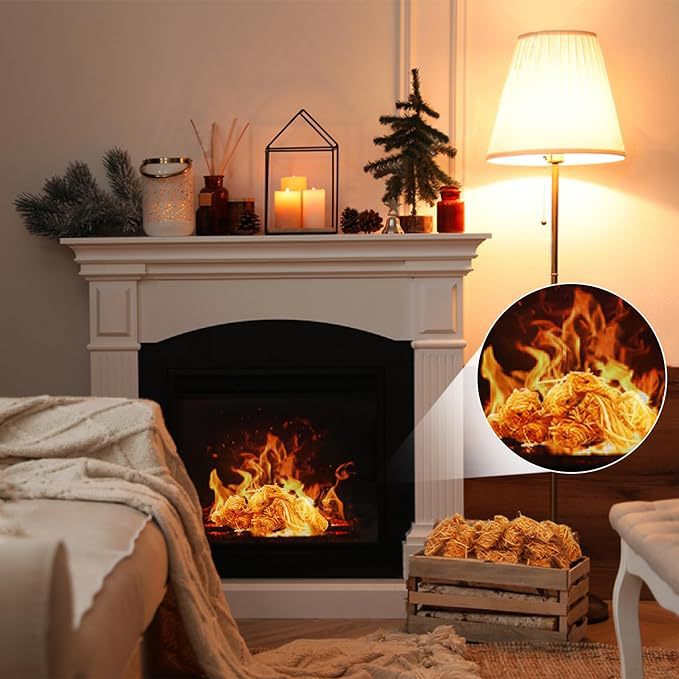 30/60/100/120 Stück Natürlicher Feueranzünder Wachsstäbchen Geeignet für Kamin Grill Ofen Schornstein Holzkohleanzündung – Detail 5