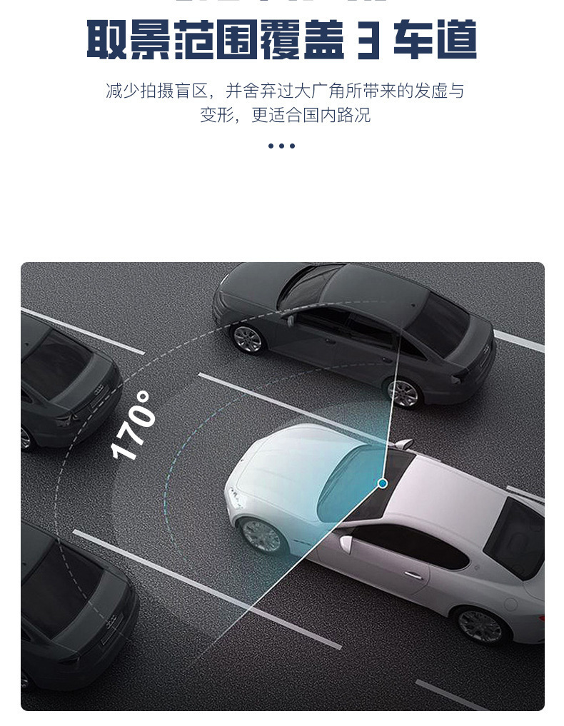 4K Dashcam, WiFi, Smartphone-Verbindung, Loop Recording