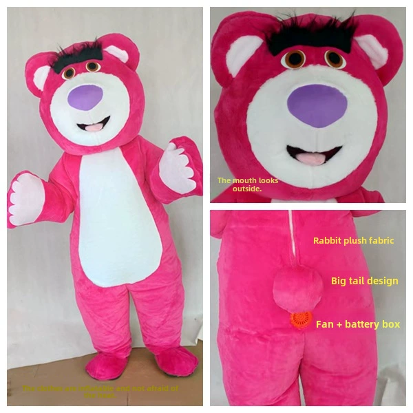 Cartoon doll, props, strawberry, internet celebrity, cosplay