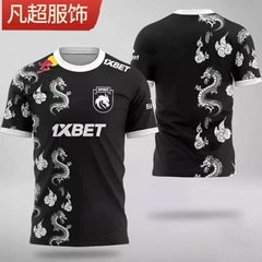 チームスピリットユニフォームドンキ緑竜dota2周辺TS雪碧戦隊csgo刀塔2024半袖tシャツ