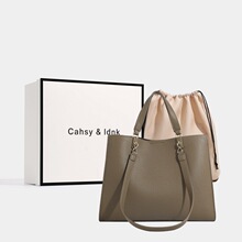 包包大容量托特包女2025新款真皮通勤包高级感牛皮手提单肩包大包