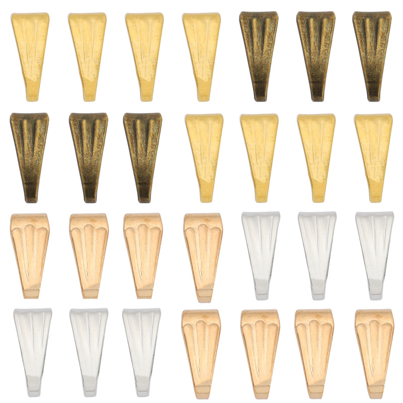 铁质瓜子扣挂爪扣叉扣错口瓜子扣吊坠扣项链坠扣DIY饰品配件材料