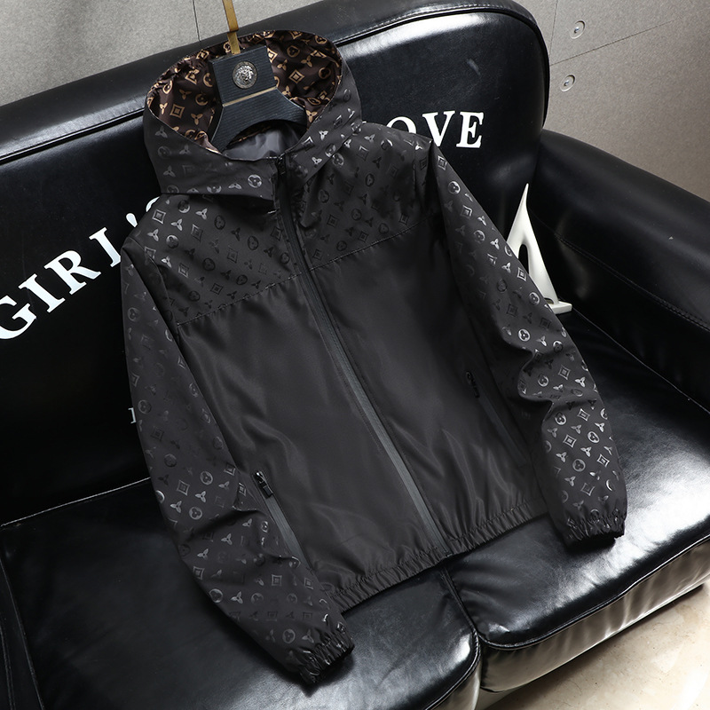 Nuovo cappotto da uomo primavera e autunno 2025, alla moda, con cappuccio, versatile, casual, da uomo._voghion.com