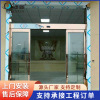 Stainless steel Rose Gold Door sensors luxury hotel villa automatic Sliding door Stainless steel frame Glass Automatic doors